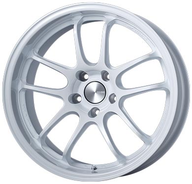 Enkei PF01EVO 18x9.5 20mm Offset 5x120 72.5mm Bore Pearl White Wheel - 489-895-1220WP